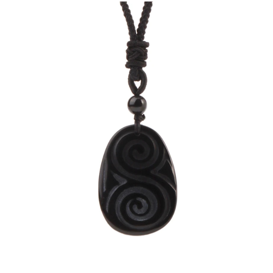 Obsidienne Mystique - Collier Protecteur