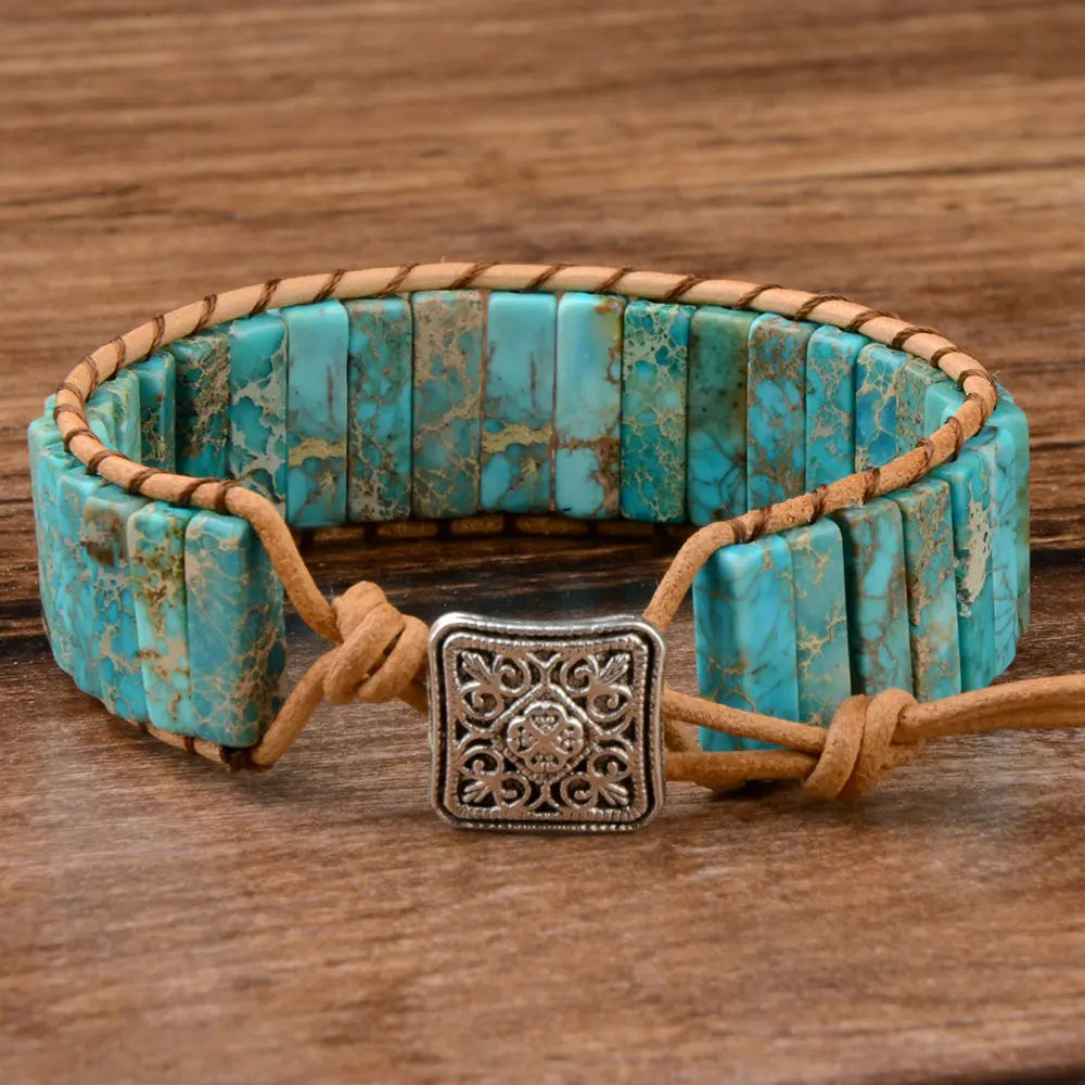 Force tranquille - Bracelet turquoise