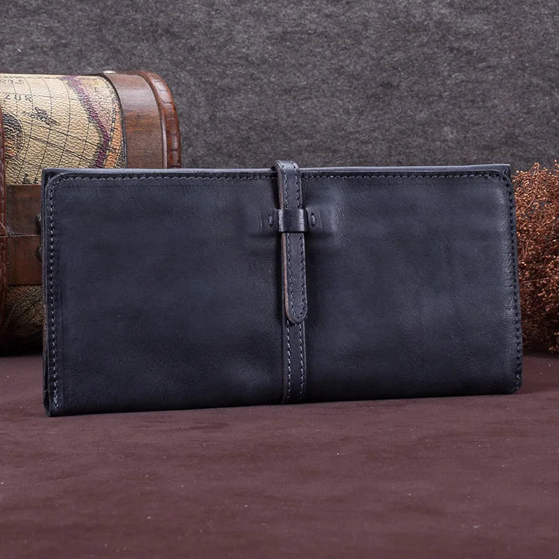 Mystère Vintage - Étui en Cuir Noir