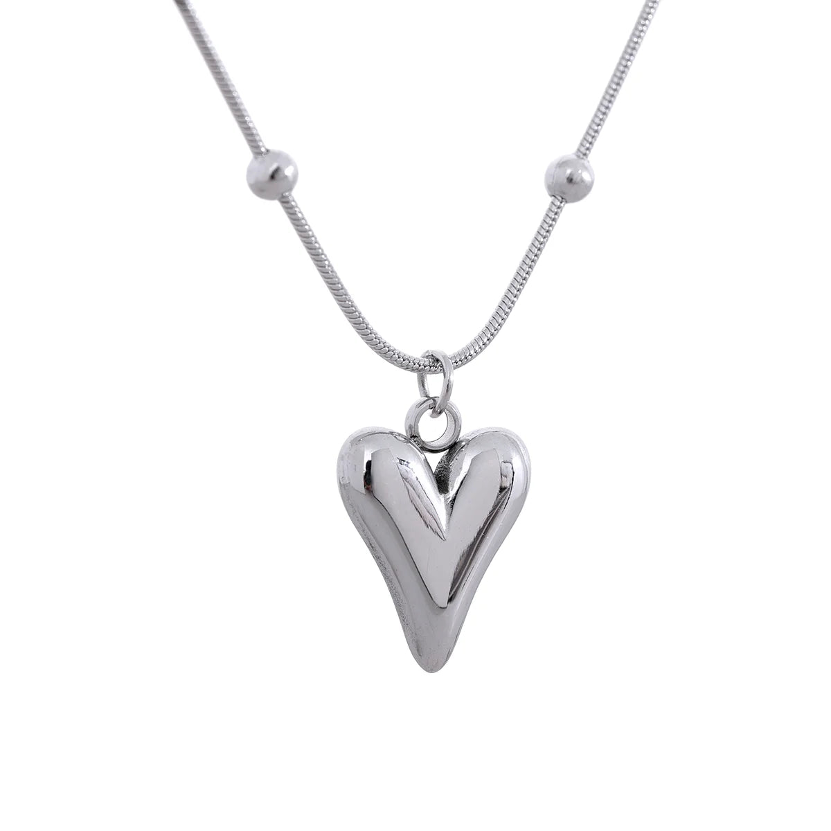 Battements d'Or - Pendentif Cœur Éclatant