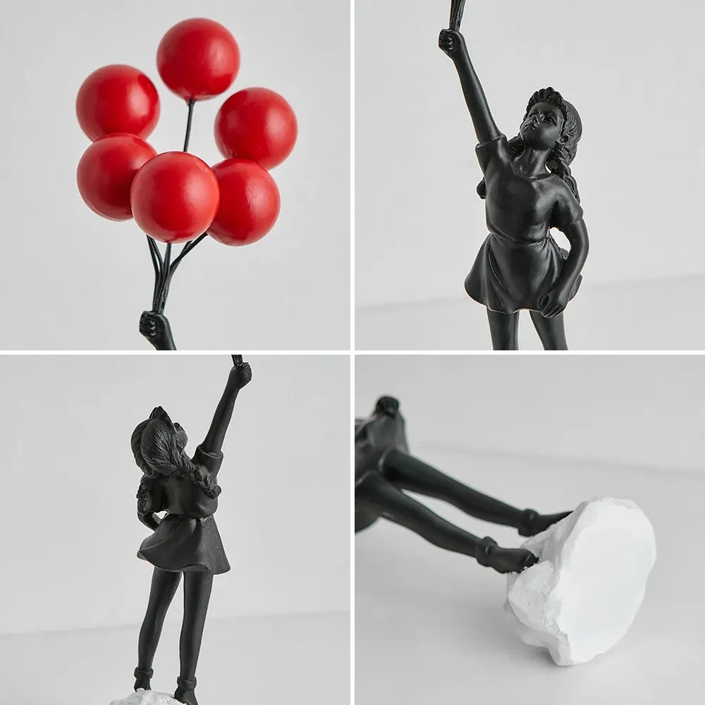 La Fille aux Ballons Rouges — Légèreté poétique des rêves colorés