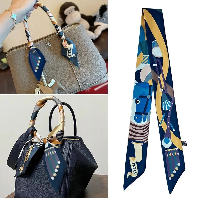 Le Foulard des Cavaliers Chromatiques — L’élan coloré des silhouettes libres