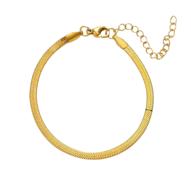 Dorure Satinée - Bracelet Fin Classique