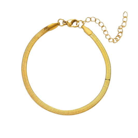 Dorure Satinée - Bracelet Fin Classique