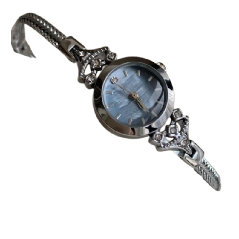 La Nacre des Aurores Bleues — Montre des Heures Enchantées