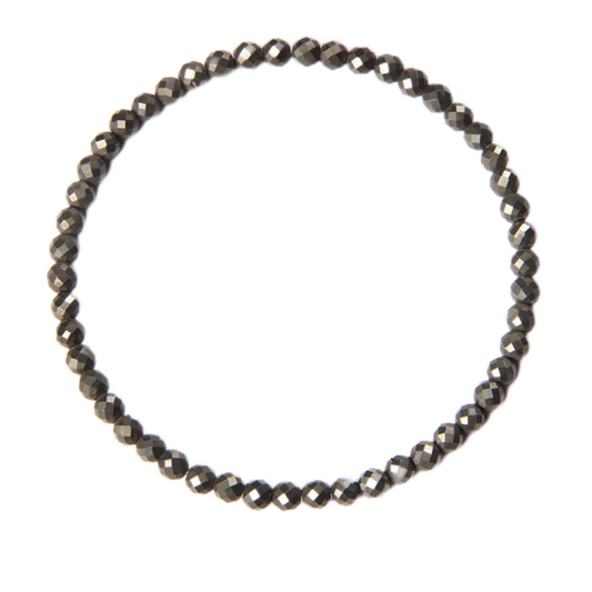 Bracelet en Pyrite - Éclats dorés de confiance