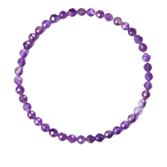 Bracelet en Améthyste - Sérénité Éclatante