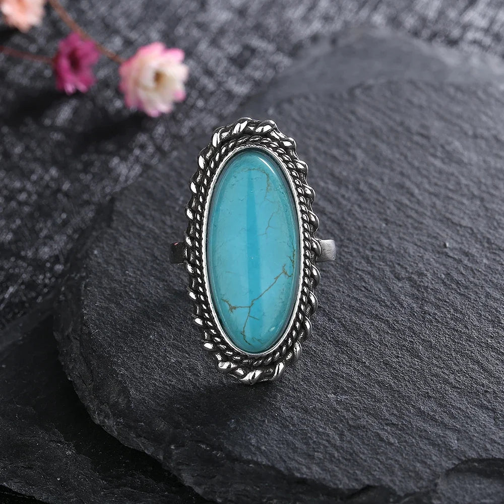 Bleu Céleste - La Bague en Turquoise
