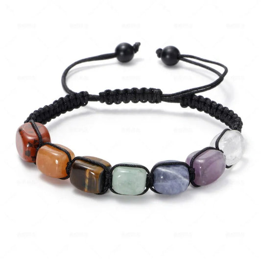 Bracelet Énergie des Sept Pierres Naturelles