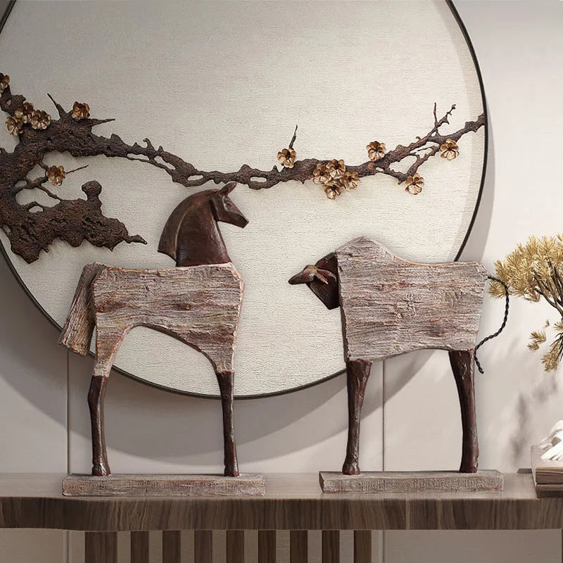 Cheval des Brumes — La Sculpture aux Racines Anciennes