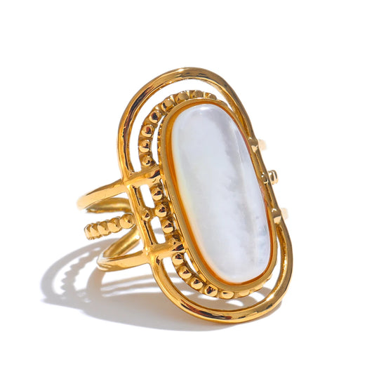 Symphonie des Océans - Bague Coquillage Enchantée