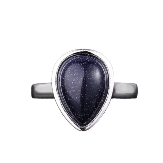 Mystère de la Voie Lactée - Bague en Grès Bleu