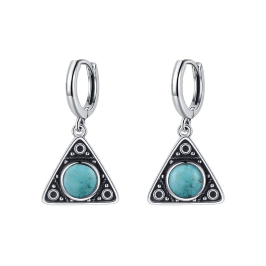 Bleu Mystique - Boucles d’Oreilles en Turquoise