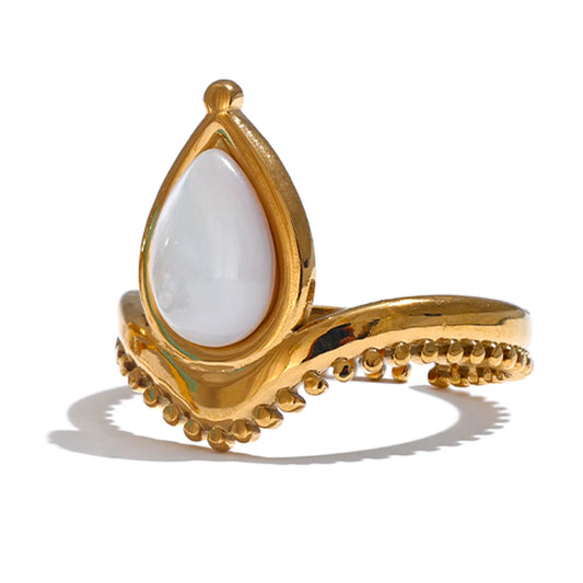 Larmes de Mer - Bague en Coquillage